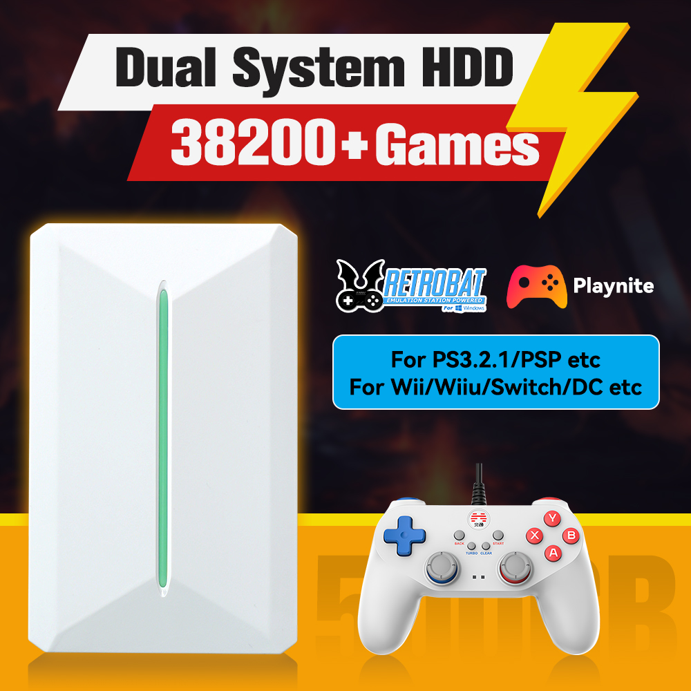 Retro Gaming Kiosk - Retrobat & Playnite System HDD Console