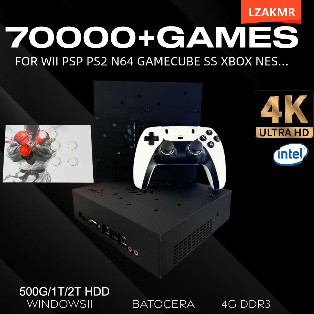 Retro Gaming Kiosk - Console de jeu rétro 70000 +