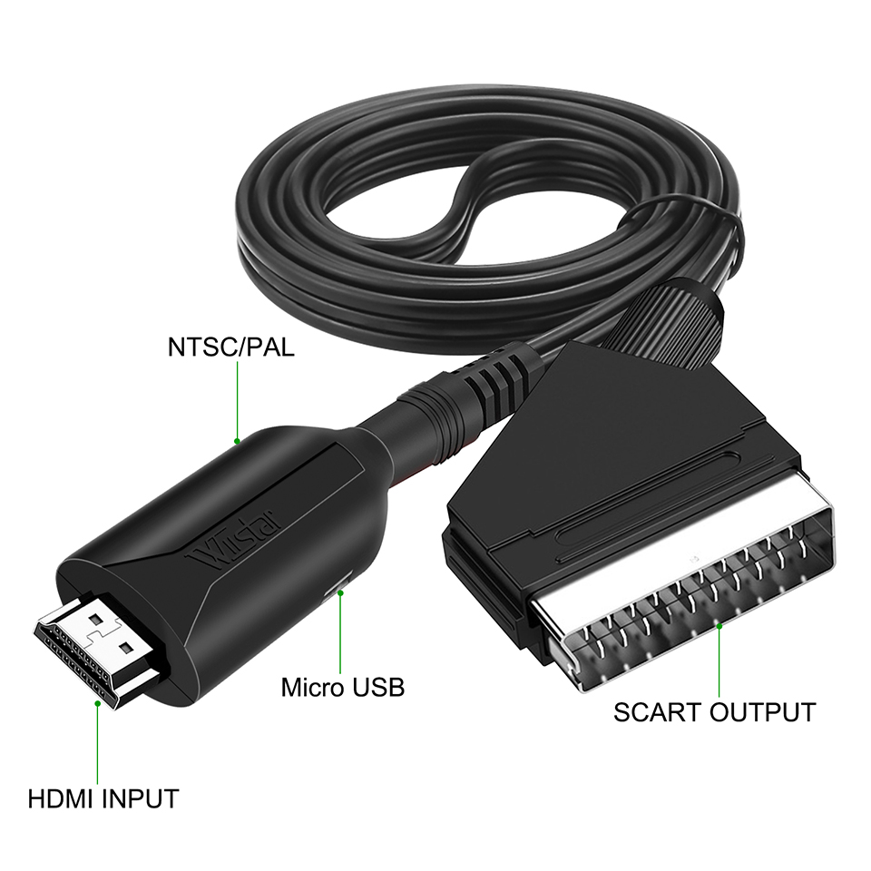 Convertisseur de câble compati - Scart To Hdmi avis et prix