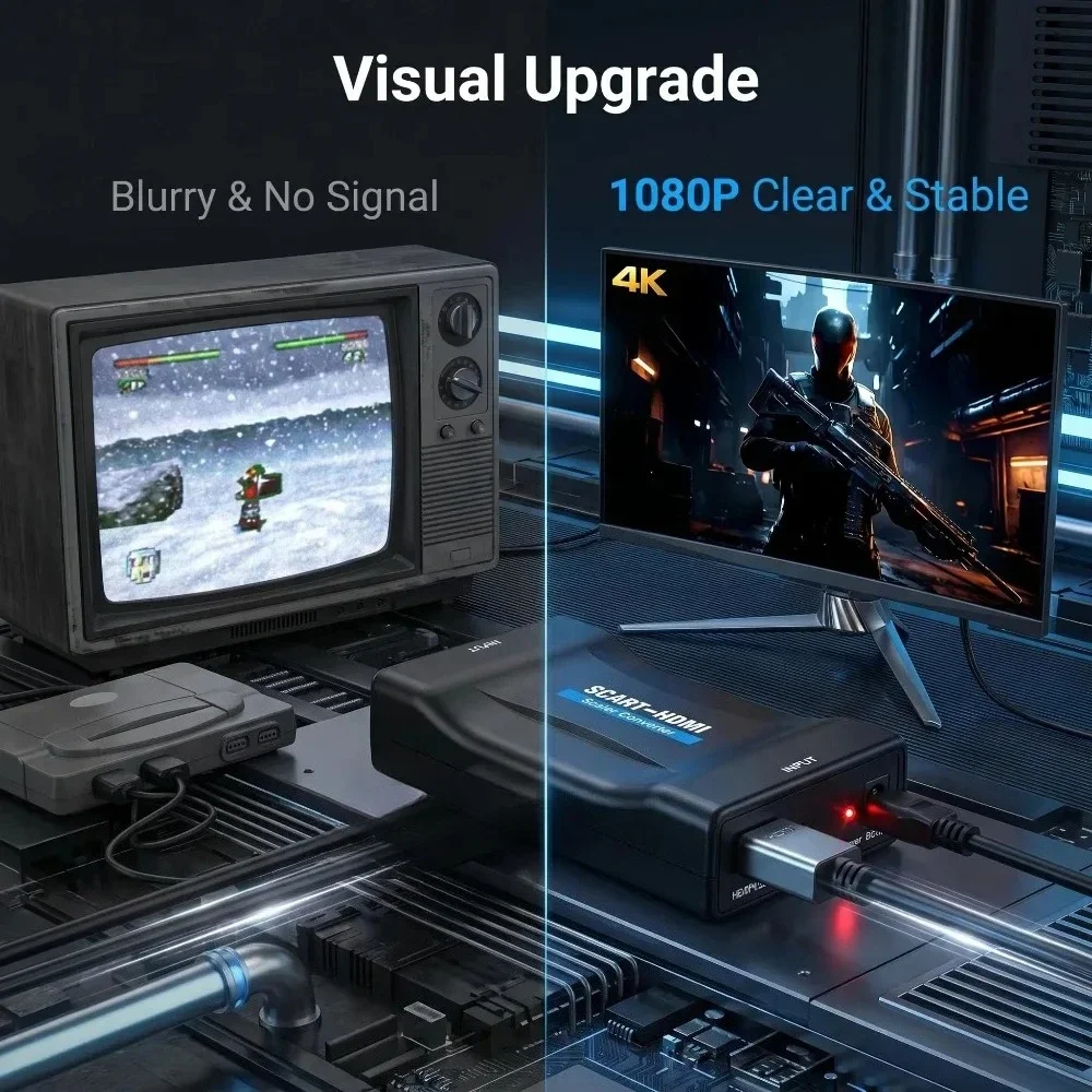 Adaptateur convertisseur avec  - Scart To Hdmi avis et prix